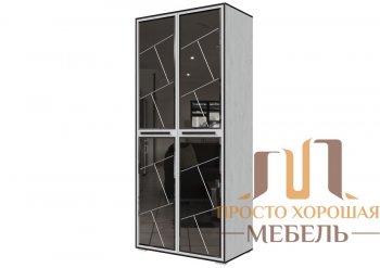 Шкаф универсальный Степ 1 с зеркалами в Когалыме - kogalym.mebel-74.com | фото