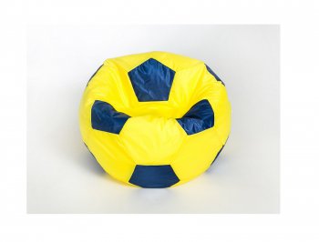 Кресло-мешок Мяч малый желто-синее в Когалыме - kogalym.mebel-74.com | фото