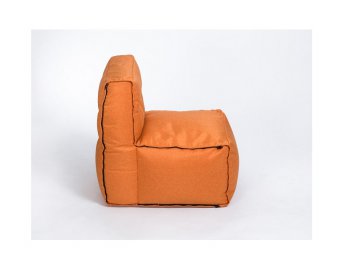 Модульное кресло Комфорт Колор прямое оранжевое в Когалыме - kogalym.mebel-74.com | фото