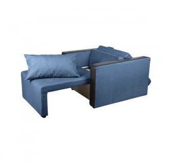 Кресло-кровать Милена с подлокотниками Синий в Когалыме - kogalym.mebel-74.com | фото