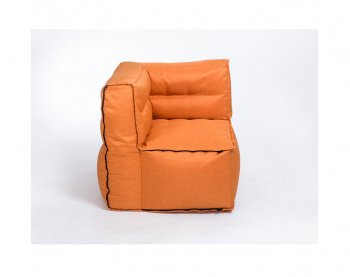 Модульное кресло Комфорт Колор угловое оранжевое в Когалыме - kogalym.mebel-74.com | фото