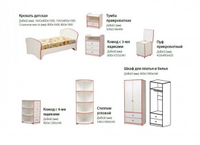 Набор мебели для детской Юниор-10 (с кроватью 800*1900) ЛДСП в Когалыме - kogalym.mebel-74.com | фото
