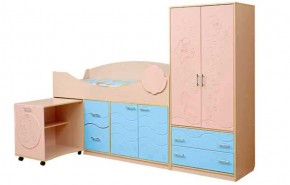 Набор мебели для детской Юниор -12.2 (700*1860) МДФ матовый в Когалыме - kogalym.mebel-74.com | фото