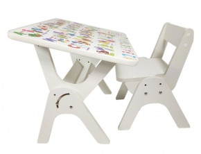 Детский растущий стол-парта и стул Я САМ "Умка" (Алфавит) в Когалыме - kogalym.mebel-74.com | фото