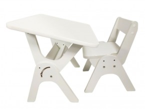Детский растущий стол-парта и стул Я САМ "Умка" (Белый) в Когалыме - kogalym.mebel-74.com | фото