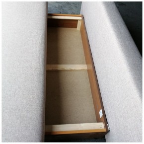 Диван-кровать Комфорт без подлокотников BALTIC BITTER (2 подушки) в Когалыме - kogalym.mebel-74.com | фото