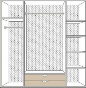 Спальный гарнитур Роза (шкаф 4-х дверный) в Когалыме - kogalym.mebel-74.com | фото