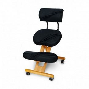 Коленный стул со спинкой Smartstool KW02В + Чехлы в Когалыме - kogalym.mebel-74.com | фото