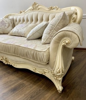 Комплект мягкой мебели Мона Лиза (крем) с раскладным механизмом в Когалыме - kogalym.mebel-74.com | фото