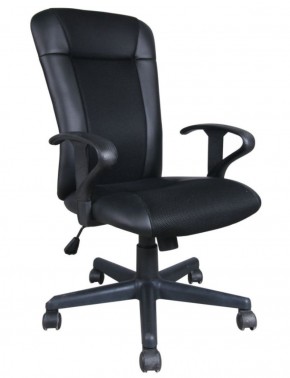 Кресло BRABIX "Optima MG-370" (экокожа/ткань, черное) 531580 в Когалыме - kogalym.mebel-74.com | фото