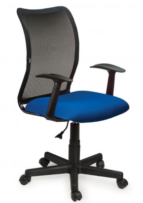 Кресло BRABIX "Spring MG-307", с подлокотниками, комбинированное синее/черное TW, 531404 в Когалыме - kogalym.mebel-74.com | фото
