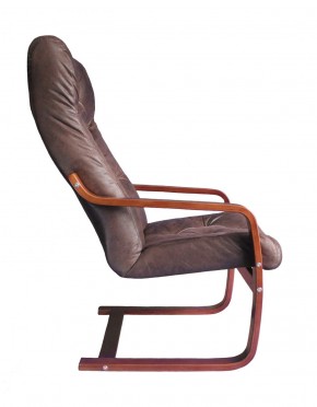 Кресло для отдыха (пружинка) Магнат 102-З-Ш замша ШОКОЛАД в Когалыме - kogalym.mebel-74.com | фото