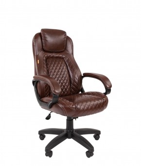 Кресло для руководителя  CHAIRMAN 432 (Экокожа коричневая) в Когалыме - kogalym.mebel-74.com | фото
