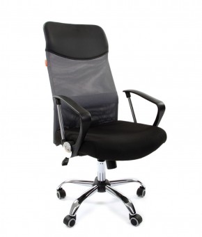 Кресло для руководителя CHAIRMAN 610 N(15-21 черный/сетка серый) в Когалыме - kogalym.mebel-74.com | фото