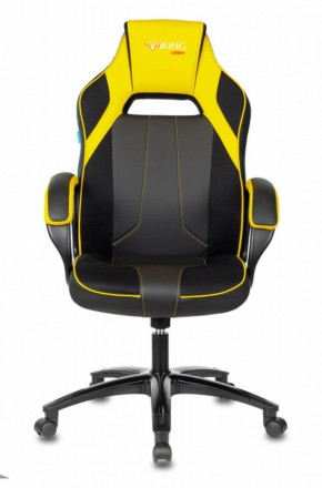 Кресло игровое Бюрократ VIKING 2 AERO YELLOW черный/желтый в Когалыме - kogalym.mebel-74.com | фото