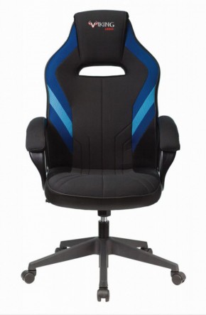 Кресло игровое Бюрократ VIKING 3 AERO BLUE черный/синий в Когалыме - kogalym.mebel-74.com | фото
