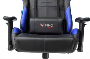Кресло игровое Бюрократ VIKING 5 AERO BLUE черный/синий в Когалыме - kogalym.mebel-74.com | фото
