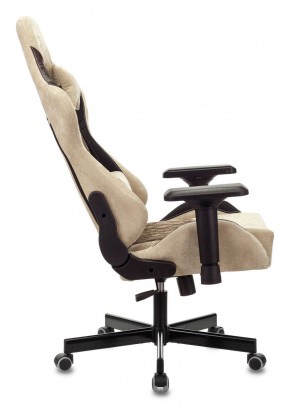 Кресло игровое Бюрократ VIKING 7 KNIGHT BR FABRIC коричневый/бежевый в Когалыме - kogalym.mebel-74.com | фото