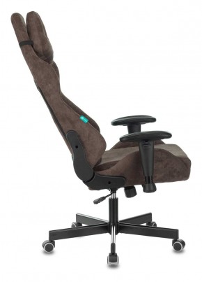 Кресло игровое Бюрократ VIKING KNIGHT LT10 FABRIC коричневый в Когалыме - kogalym.mebel-74.com | фото