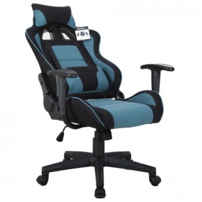 Кресло компьютерное BRABIX "GT Racer GM-100" (черное/голубое) 531818 в Когалыме - kogalym.mebel-74.com | фото