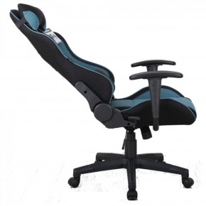 Кресло компьютерное BRABIX "GT Racer GM-100" (черное/голубое) 531818 в Когалыме - kogalym.mebel-74.com | фото