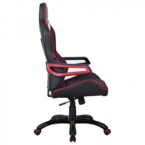 Кресло компьютерное BRABIX Nitro GM-001 (ткань/экокожа) черное, вставки красные (531816) в Когалыме - kogalym.mebel-74.com | фото