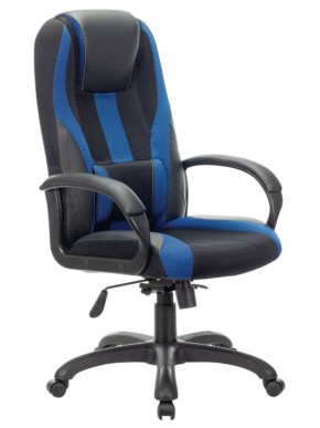 Кресло компьютерное BRABIX PREMIUM "Rapid GM-102" (экокожа/ткань, черное/синее) 532106 в Когалыме - kogalym.mebel-74.com | фото