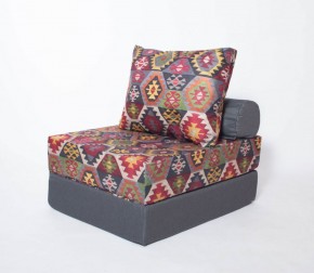 Кресло-кровать-пуф бескаркасное Прайм (мехико серый-графит) в Когалыме - kogalym.mebel-74.com | фото