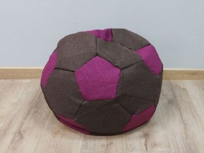 Кресло-мешок Мяч S (Savana Chocolate-Savana Berry) в Когалыме - kogalym.mebel-74.com | фото