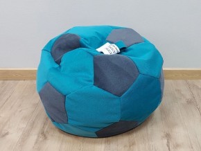 Кресло-мешок Мяч S (Shaggy Azure-Shaggy Grafit) в Когалыме - kogalym.mebel-74.com | фото