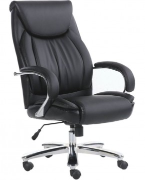 Кресло офисное BRABIX PREMIUM "Advance EX-575" (хром, экокожа, черное) 531825 в Когалыме - kogalym.mebel-74.com | фото