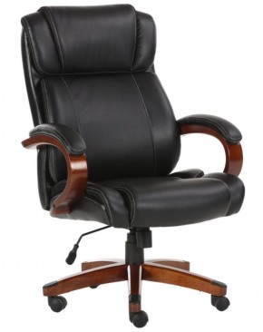 Кресло офисное BRABIX PREMIUM "Magnum EX-701" (дерево, рециклированная кожа, черное) 531827 в Когалыме - kogalym.mebel-74.com | фото