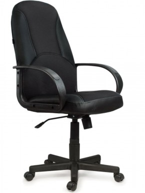 Кресло офисное BRABIX "City EX-512" (кожзам черный, ткань черная) 531407 в Когалыме - kogalym.mebel-74.com | фото