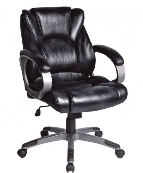 Кресло офисное BRABIX "Eldorado EX-504", экокожа, черное, 530874 в Когалыме - kogalym.mebel-74.com | фото