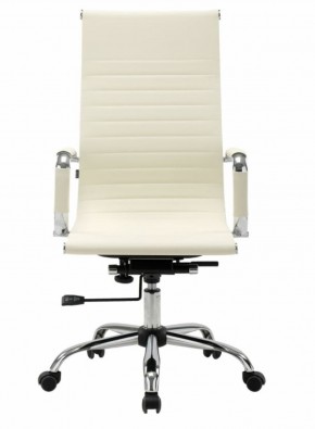 Кресло офисное BRABIX "Energy EX-509" (экокожа, хром, бежевое) 531166 в Когалыме - kogalym.mebel-74.com | фото