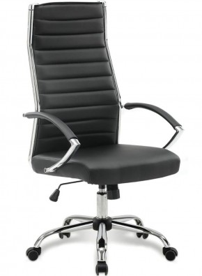 Кресло офисное BRABIX "Style EX-528", экокожа, хром, черное, 531947 в Когалыме - kogalym.mebel-74.com | фото