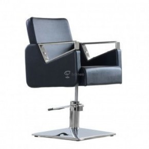 Кресло парикмахерское Barneo 6300V5 черное в Когалыме - kogalym.mebel-74.com | фото