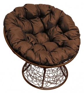 Кресло "ПАПАСАН" ротанг (каркас коричневый) в Когалыме - kogalym.mebel-74.com | фото