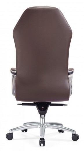 Кресло руководителя Бюрократ _AURA/BROWN коричневый в Когалыме - kogalym.mebel-74.com | фото