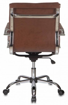 Кресло руководителя Бюрократ CH-993-LOW/BROWN коричневый в Когалыме - kogalym.mebel-74.com | фото