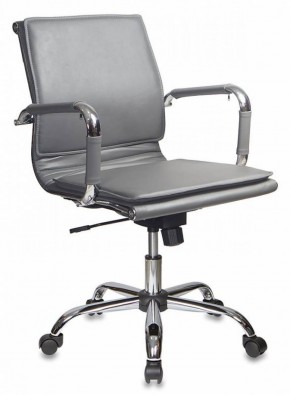 Кресло руководителя Бюрократ CH-993-LOW/GREY серый в Когалыме - kogalym.mebel-74.com | фото