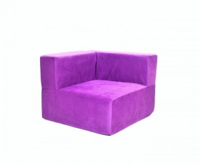 Кресло-угловое-модуль бескаркасное Тетрис 30 (Фиолетовый) в Когалыме - kogalym.mebel-74.com | фото