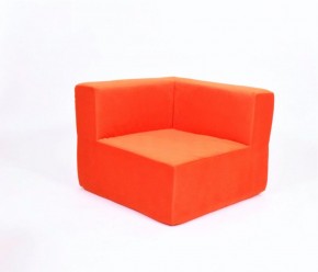 Кресло-угловое-модуль бескаркасное Тетрис 30 (Оранжевый) в Когалыме - kogalym.mebel-74.com | фото