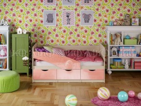 Кровать Бабочки (Розовый металлик) 1600 в Когалыме - kogalym.mebel-74.com | фото