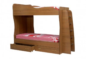 Кровать детская 2-х ярусная Юниор-1 (800*2000) ЛДСП в Когалыме - kogalym.mebel-74.com | фото