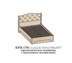 Кровать ЭЙМИ с подъемным механизмом КРП-1701 Рэд фокс (1200х2000) в Когалыме - kogalym.mebel-74.com | фото