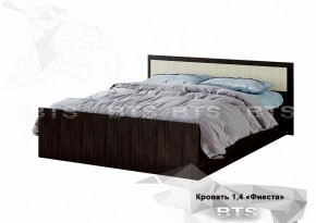 Кровать Фиеста 1400 LIGHT + Проложки LIGHT 1400 ДСП (Венге/Лоредо) в Когалыме - kogalym.mebel-74.com | фото