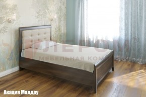 Кровать КР-1032 с мягким изголовьем в Когалыме - kogalym.mebel-74.com | фото