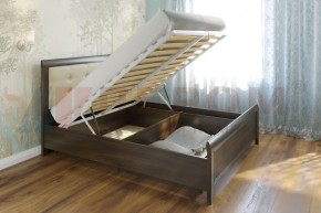Кровать КР-1033 с мягким изголовьем в Когалыме - kogalym.mebel-74.com | фото