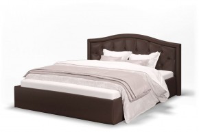 Кровать Стелла 1200 + Основание (Лесмо brown) коричневый в Когалыме - kogalym.mebel-74.com | фото